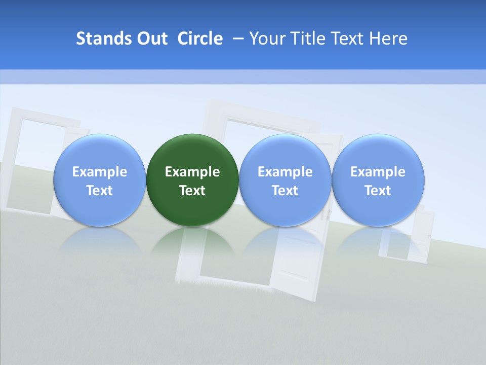 Way Imaginary Paradise PowerPoint Template