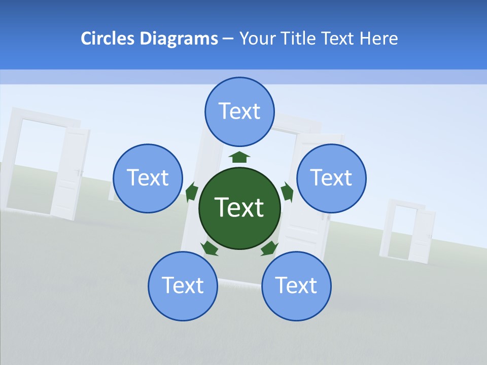 Way Imaginary Paradise PowerPoint Template