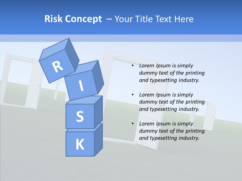 Way Imaginary Paradise PowerPoint Template