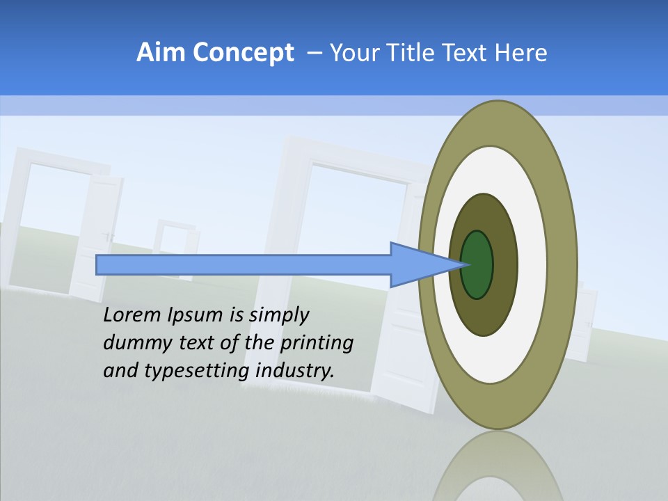 Way Imaginary Paradise PowerPoint Template