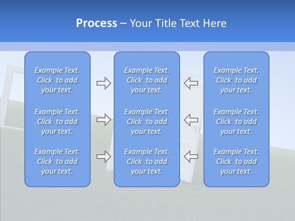 Way Imaginary Paradise PowerPoint Template