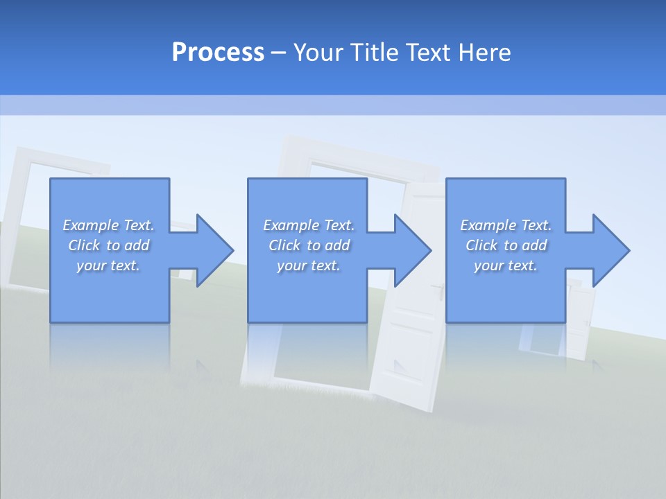 Way Imaginary Paradise PowerPoint Template