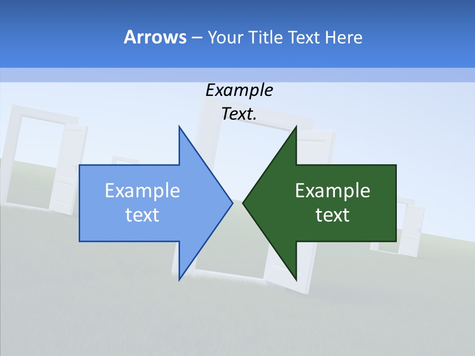 Way Imaginary Paradise PowerPoint Template