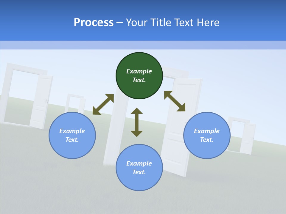 Way Imaginary Paradise PowerPoint Template