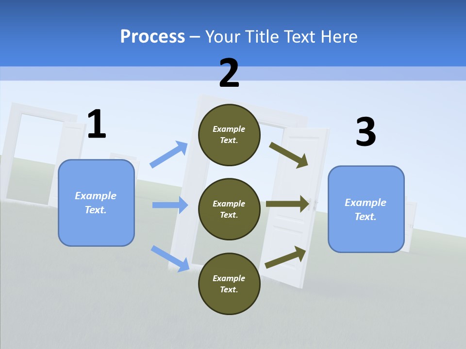Way Imaginary Paradise PowerPoint Template