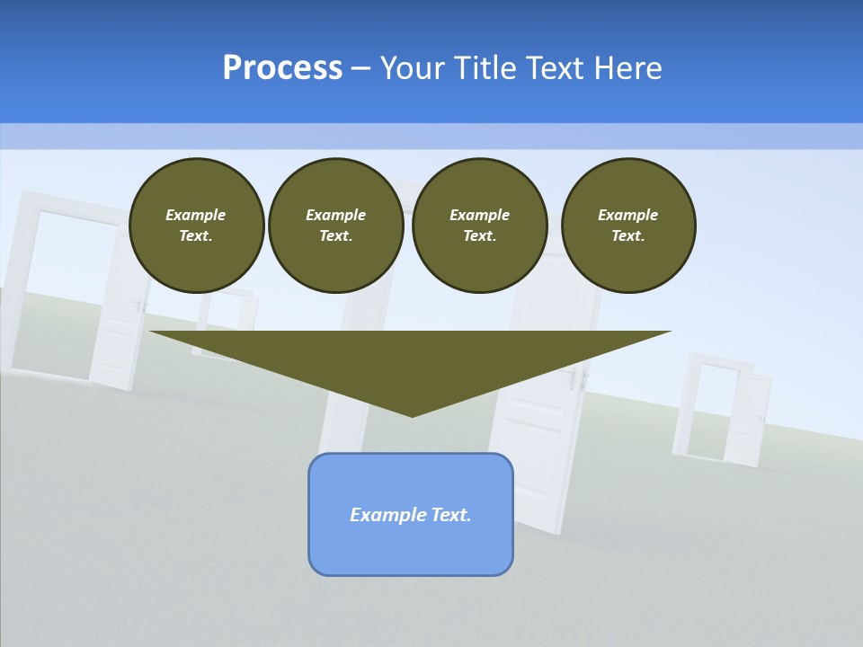 Way Imaginary Paradise PowerPoint Template