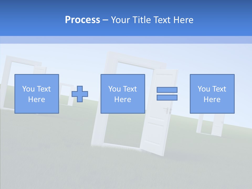 Way Imaginary Paradise PowerPoint Template