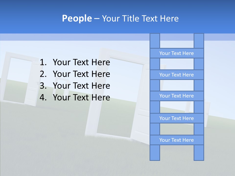 Way Imaginary Paradise PowerPoint Template