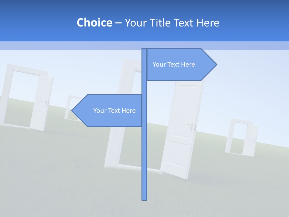 Way Imaginary Paradise PowerPoint Template