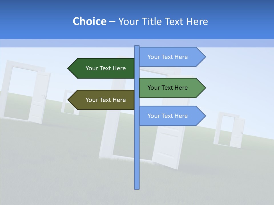 Way Imaginary Paradise PowerPoint Template