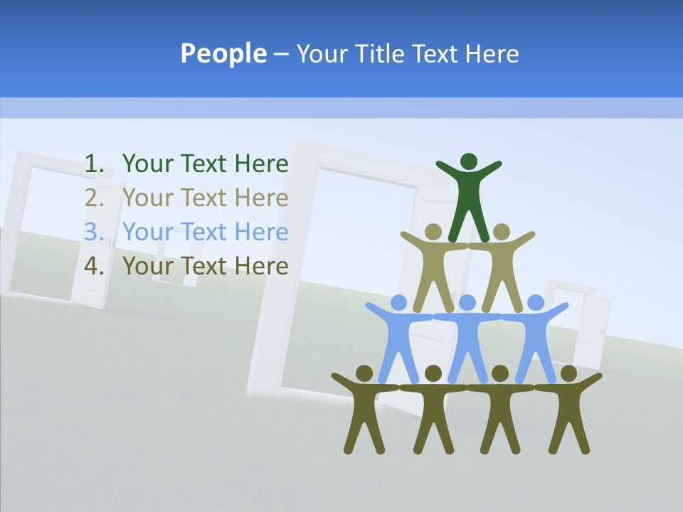 Way Imaginary Paradise PowerPoint Template