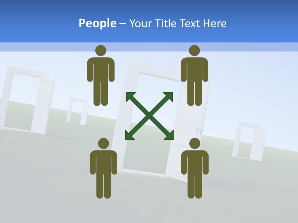 Way Imaginary Paradise PowerPoint Template