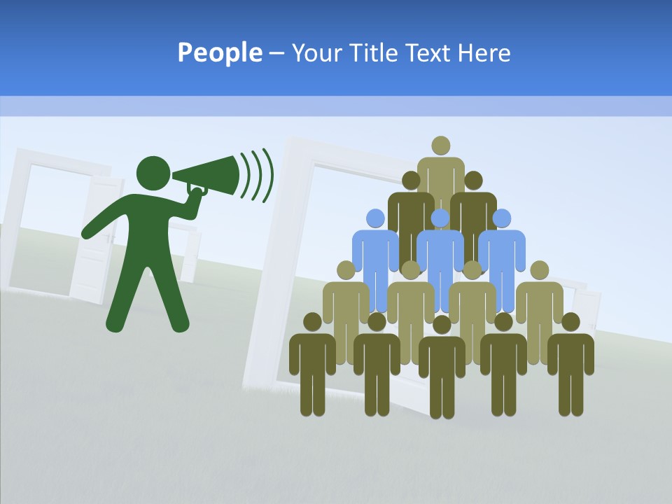 Way Imaginary Paradise PowerPoint Template