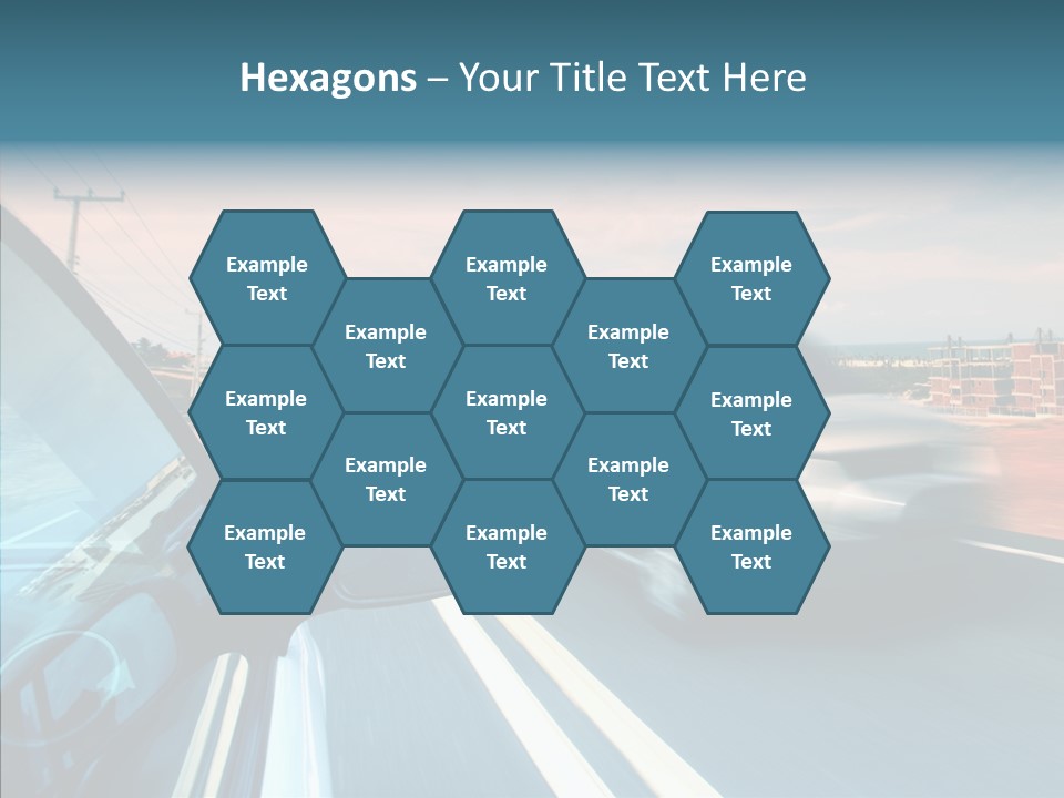 Race Traffic Way PowerPoint Template