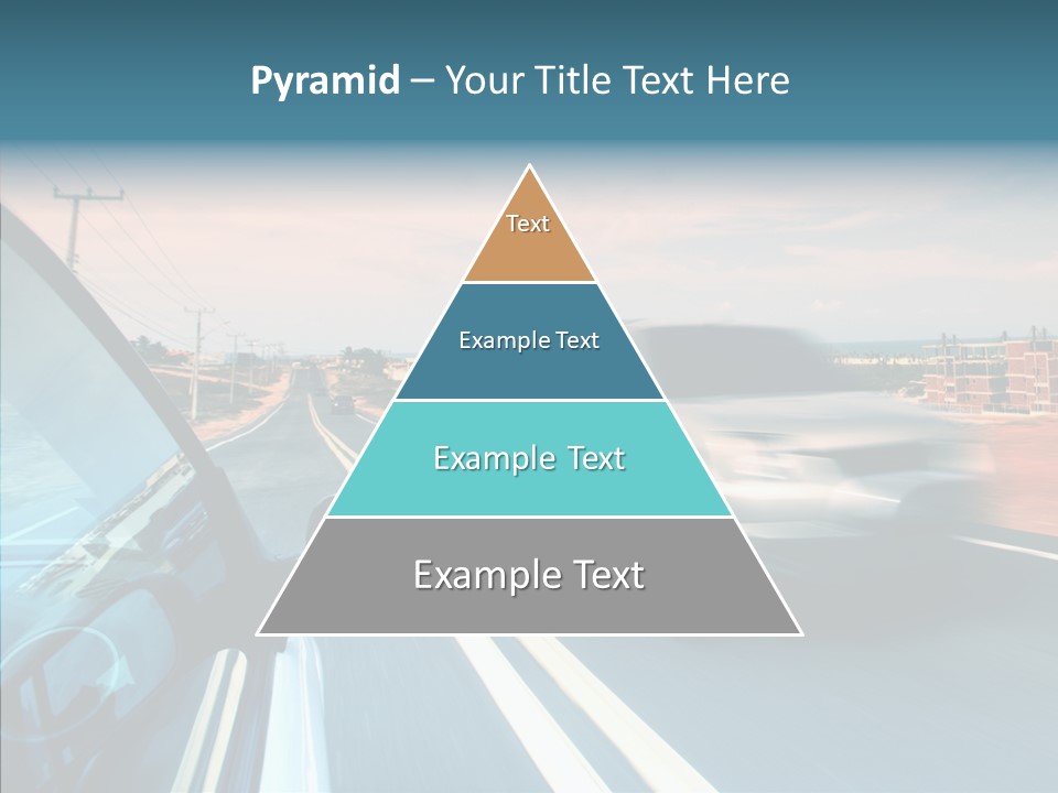 Race Traffic Way PowerPoint Template