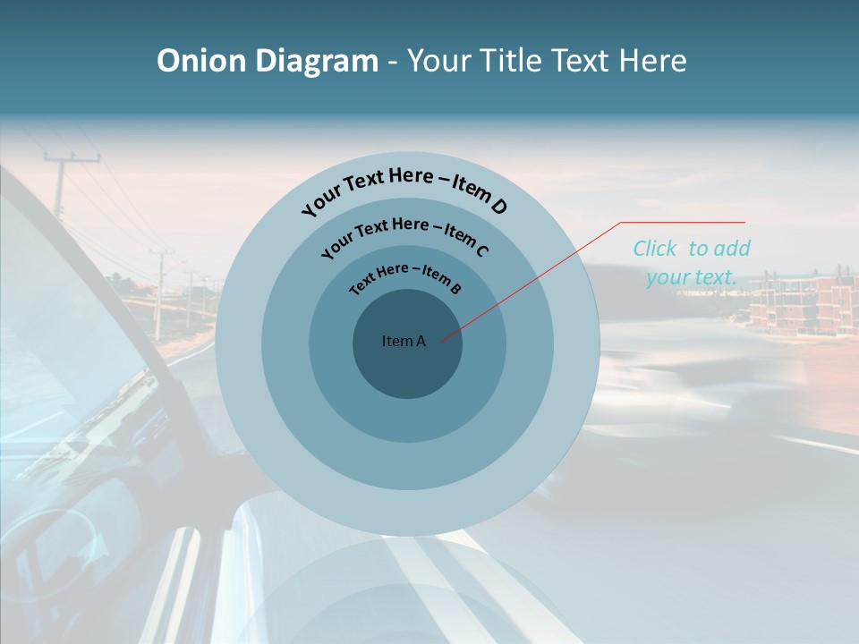 Race Traffic Way PowerPoint Template