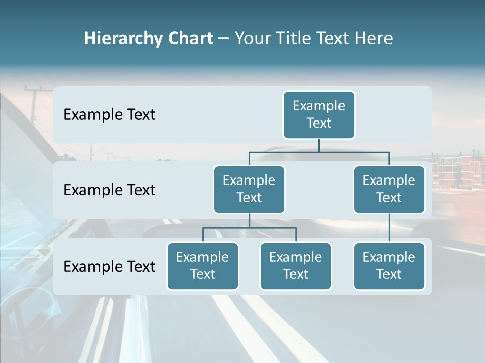 Race Traffic Way PowerPoint Template