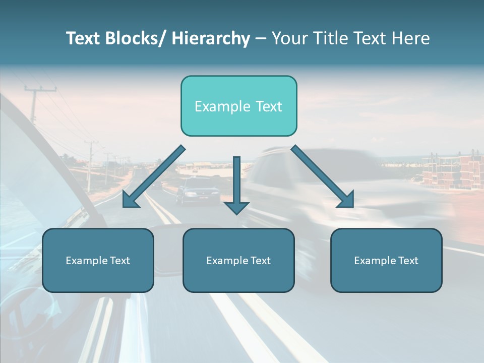 Race Traffic Way PowerPoint Template