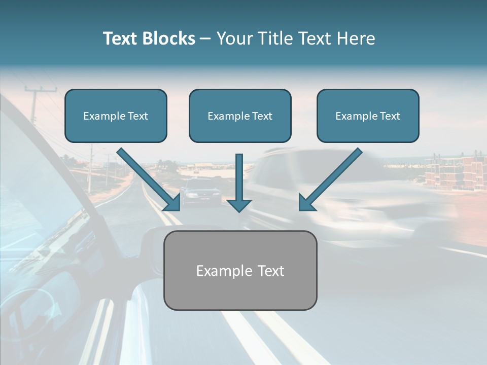 Race Traffic Way PowerPoint Template