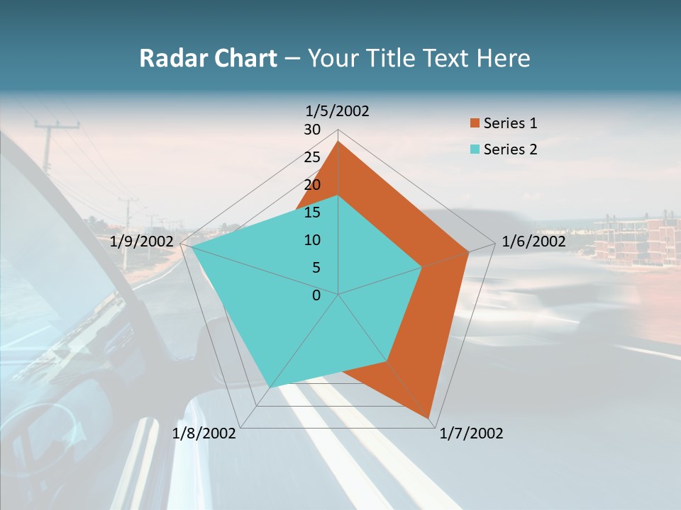 Race Traffic Way PowerPoint Template
