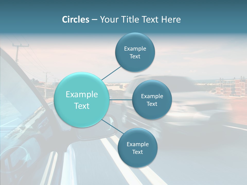 Race Traffic Way PowerPoint Template