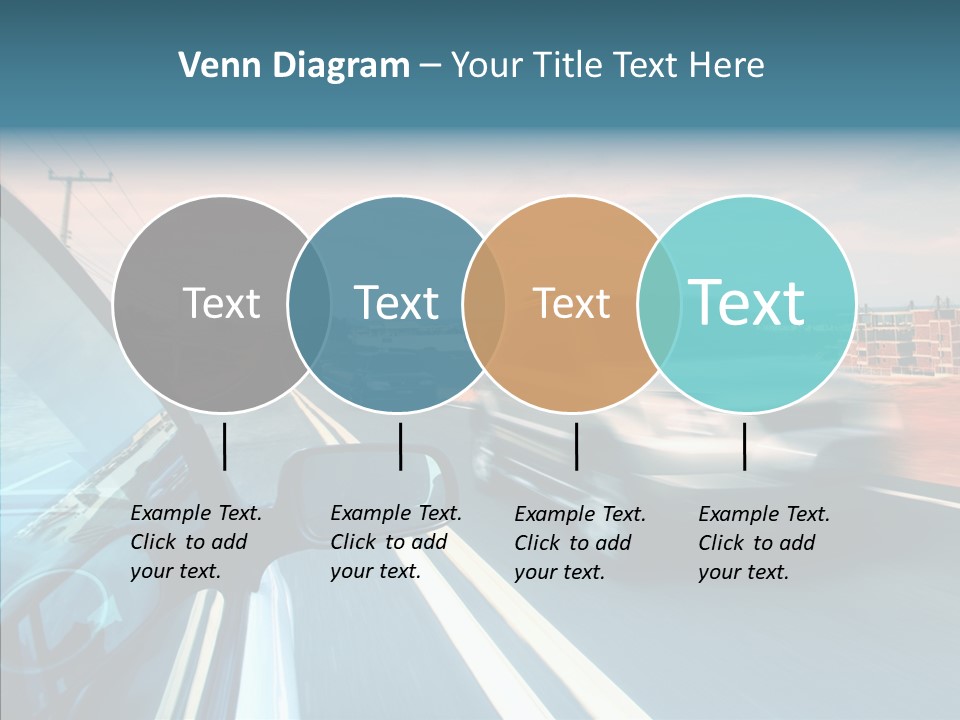 Race Traffic Way PowerPoint Template