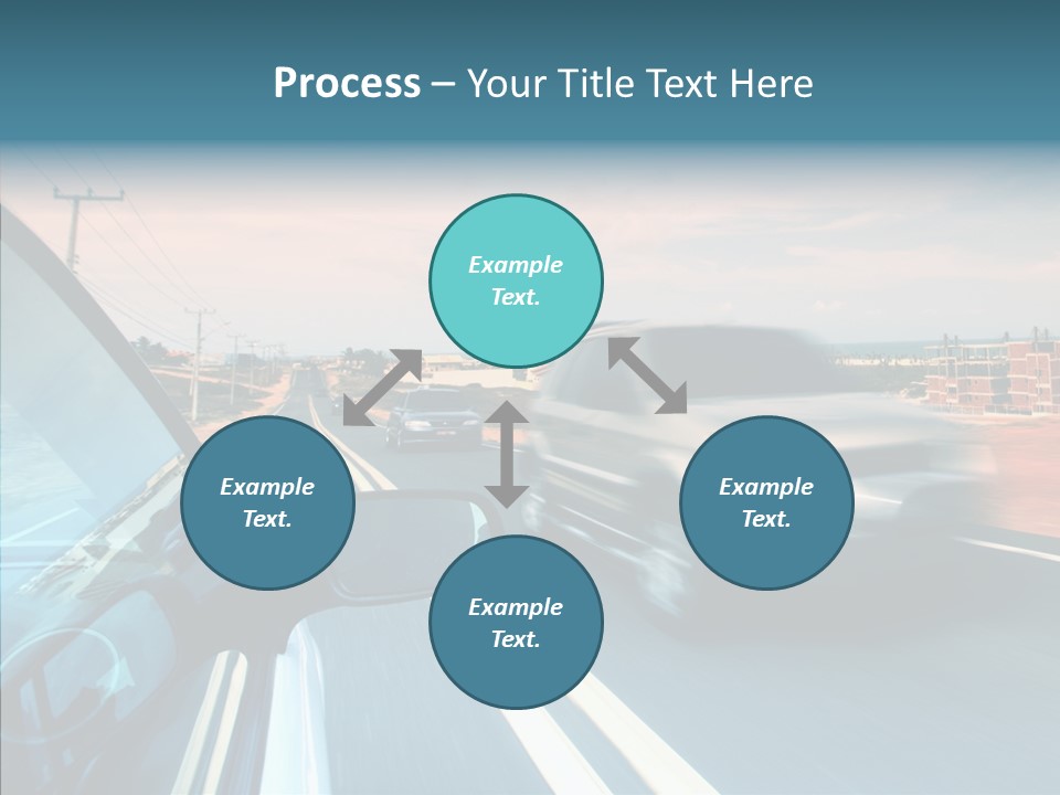 Race Traffic Way PowerPoint Template