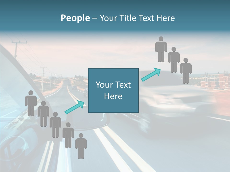 Race Traffic Way PowerPoint Template