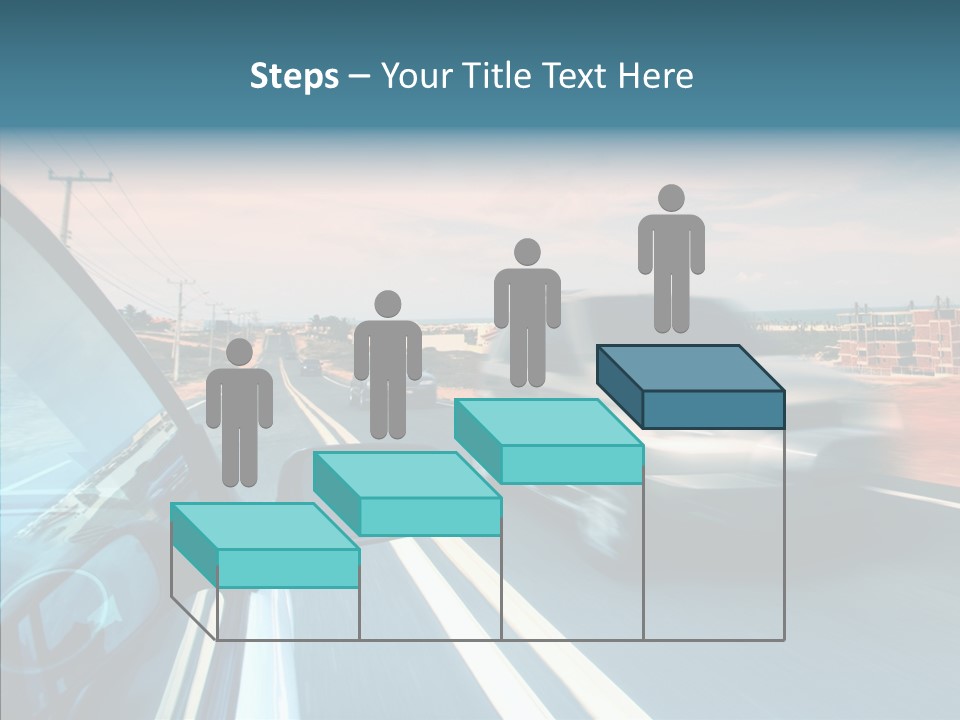 Race Traffic Way PowerPoint Template