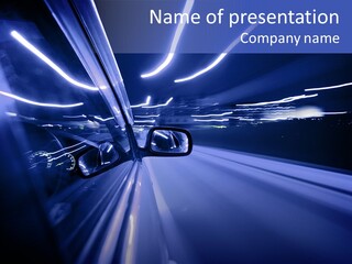 Background Zoom Glow PowerPoint Template