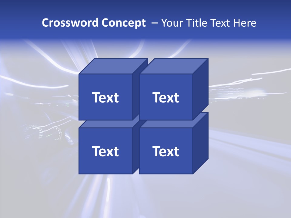Background Zoom Glow PowerPoint Template