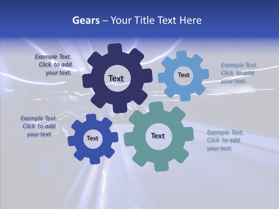 Background Zoom Glow PowerPoint Template