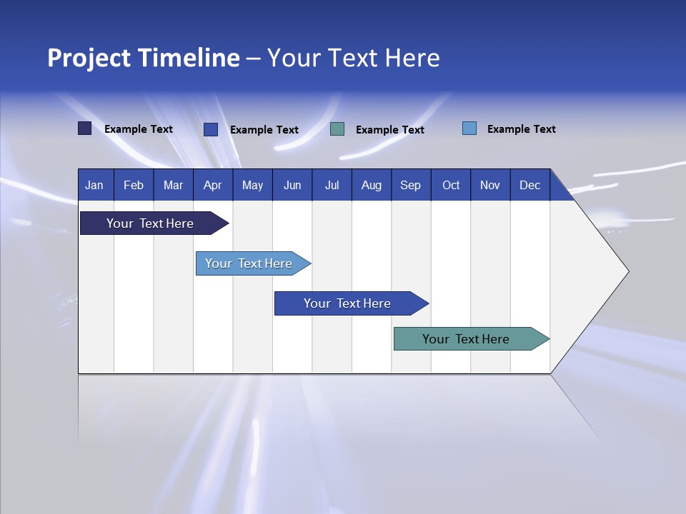Background Zoom Glow PowerPoint Template