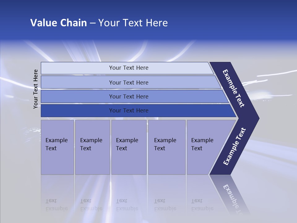 Background Zoom Glow PowerPoint Template