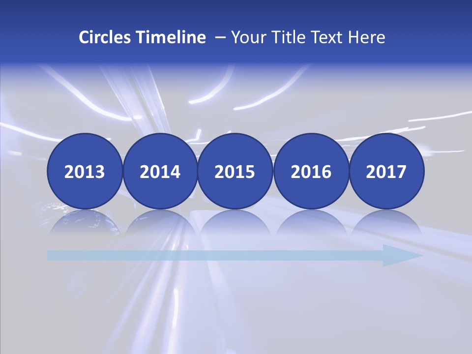 Background Zoom Glow PowerPoint Template