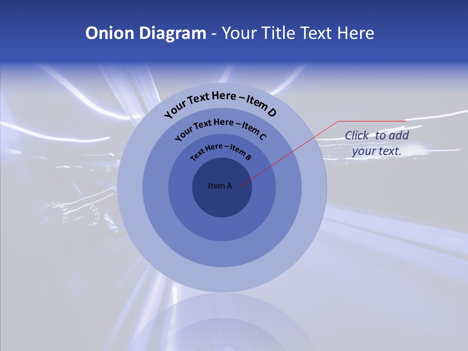 Background Zoom Glow PowerPoint Template