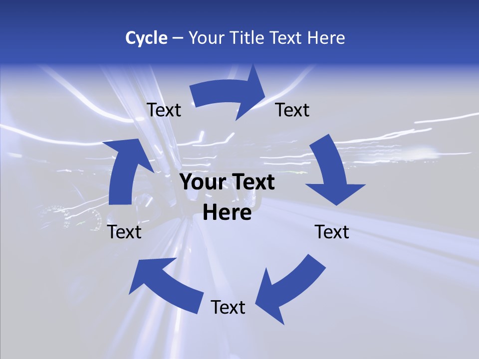 Background Zoom Glow PowerPoint Template