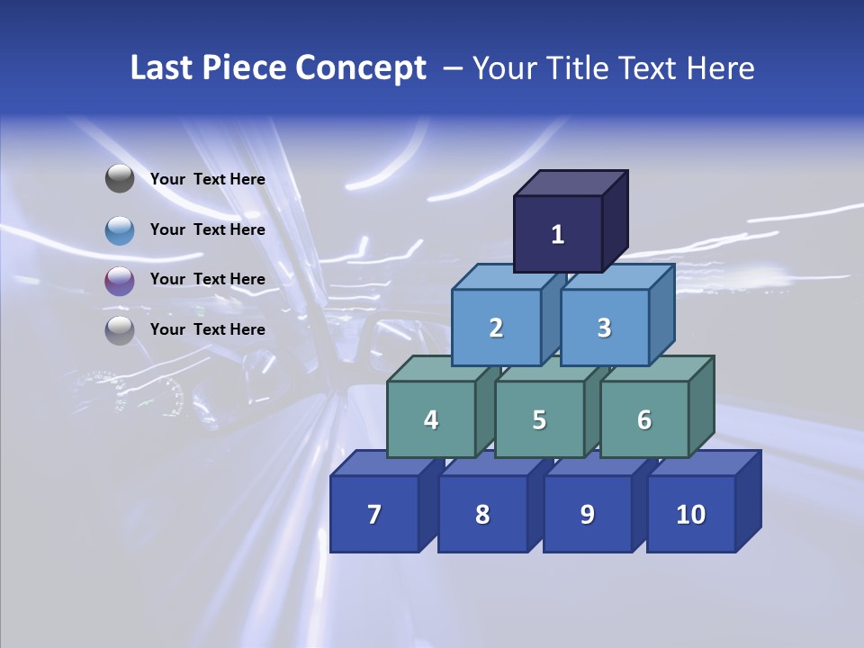 Background Zoom Glow PowerPoint Template