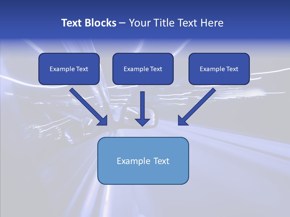 Background Zoom Glow PowerPoint Template