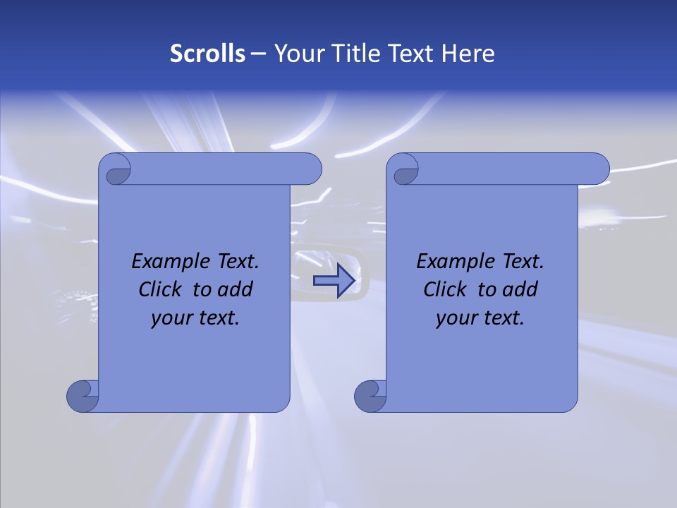 Background Zoom Glow PowerPoint Template
