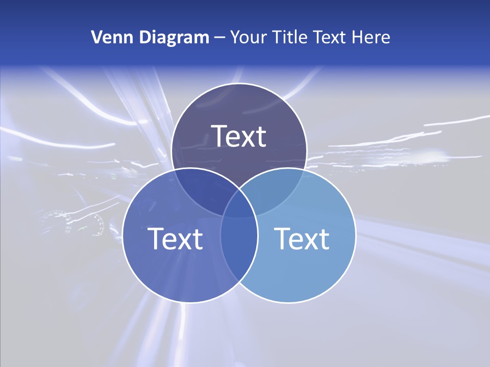 Background Zoom Glow PowerPoint Template