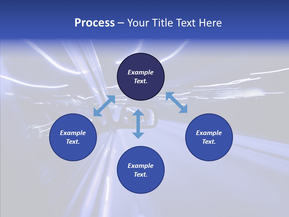 Background Zoom Glow PowerPoint Template