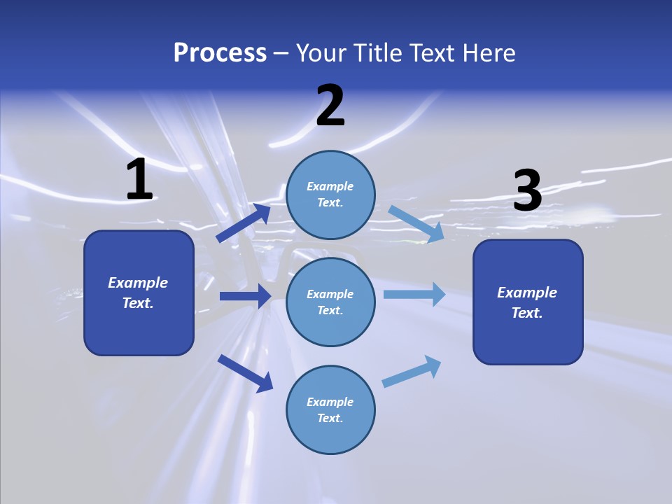 Background Zoom Glow PowerPoint Template