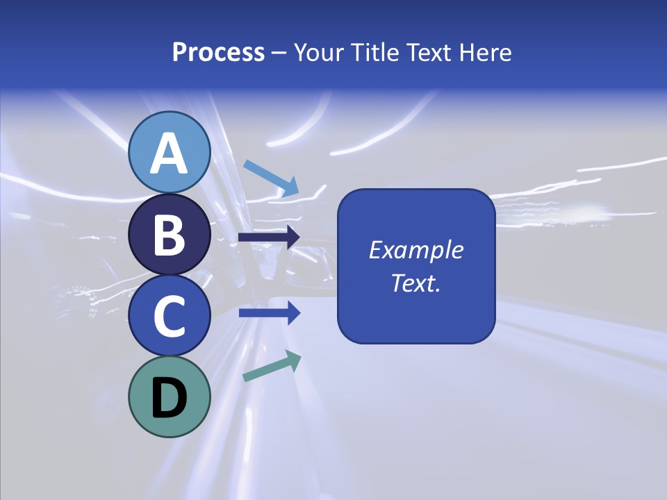 Background Zoom Glow PowerPoint Template