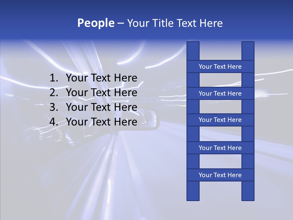 Background Zoom Glow PowerPoint Template