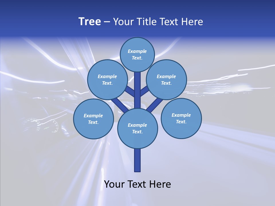 Background Zoom Glow PowerPoint Template