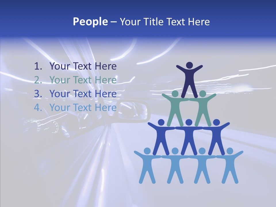 Background Zoom Glow PowerPoint Template