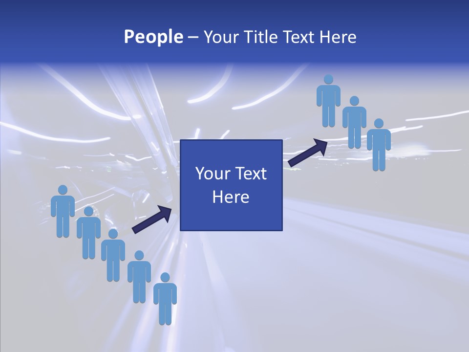 Background Zoom Glow PowerPoint Template