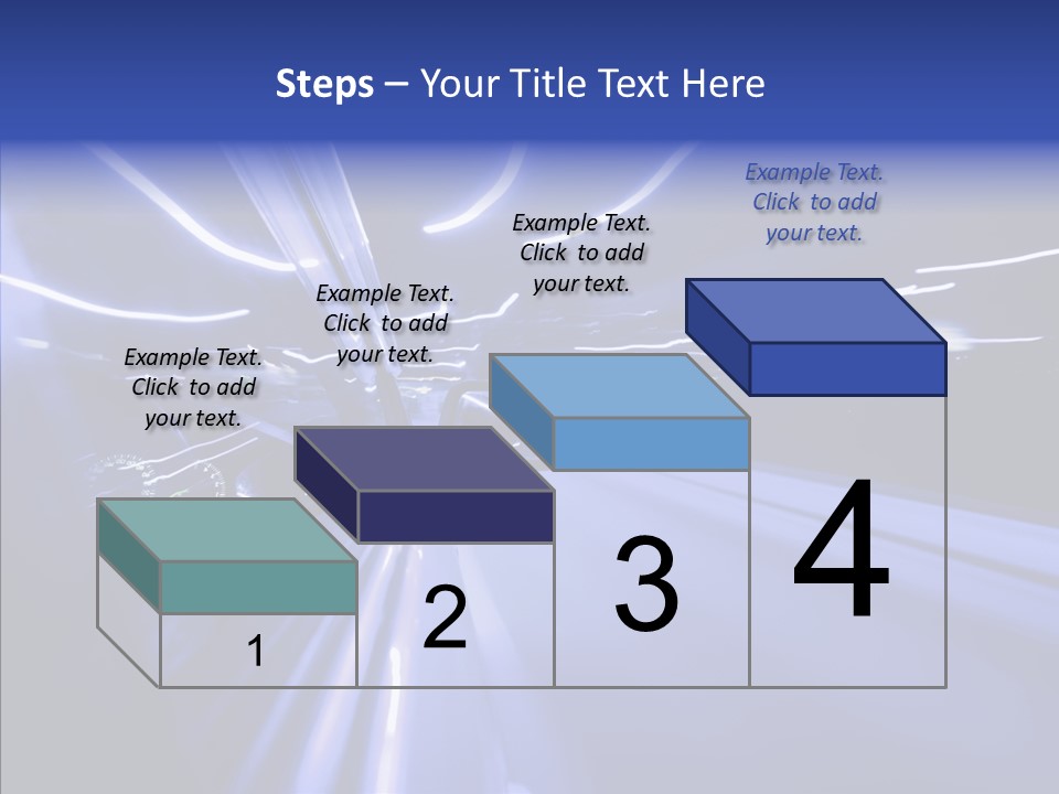 Background Zoom Glow PowerPoint Template