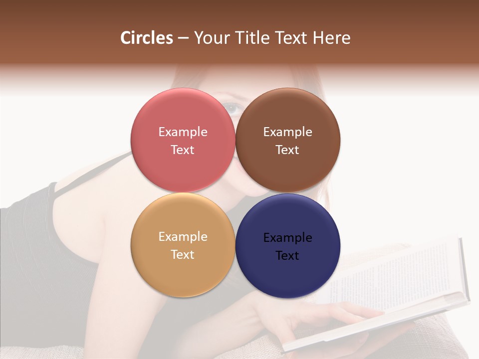 Girl Happy Home PowerPoint Template